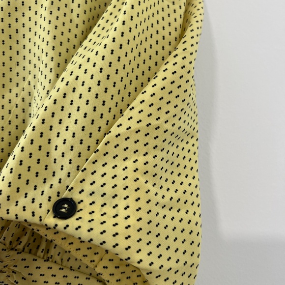 Anthropology Moon River Retro Butter Yellow Fit & Flare Spring Dress Siz… - Picture 6 of 9